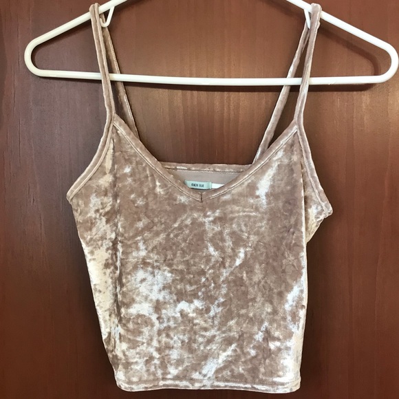Urban Outfitters Tops - Velvet Cropped Tank